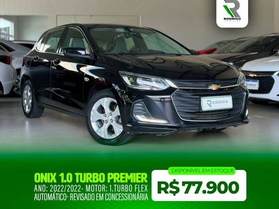 CHEVROLET ONIX 1.0 TURBO FLEX PREMIER AUTOMÁTICO